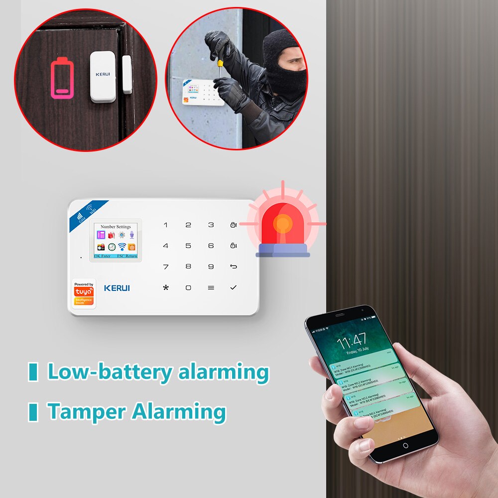 KERUI W181 Tuya Smart WIFI GSM - đánh giá và giá Home Security Front Door Camera
