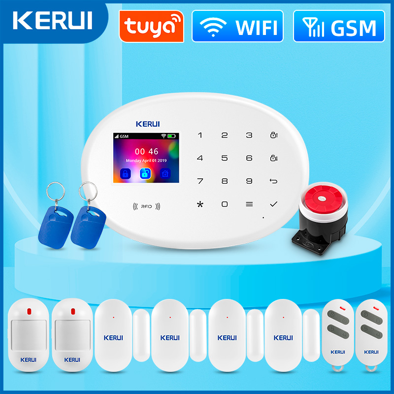 KERUI W202 Alarm System WIFI G - đánh giá và giá Home Security Front Door Camera