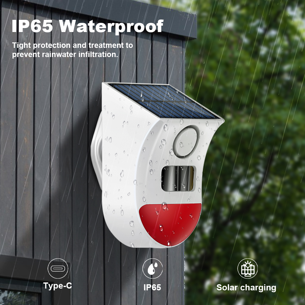 Tuya Zigbee Solar Siren Alarm  - đánh giá và giá Sim Gsm Alarm