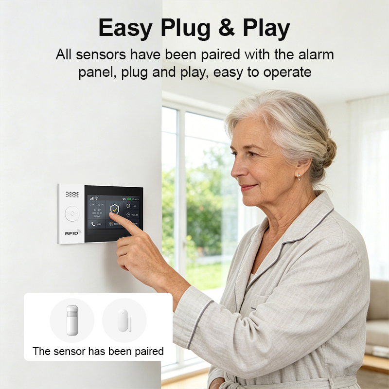 PGST PG-107 Tuya Không Dây WIF - đánh giá và giá Sim Gsm Alarm