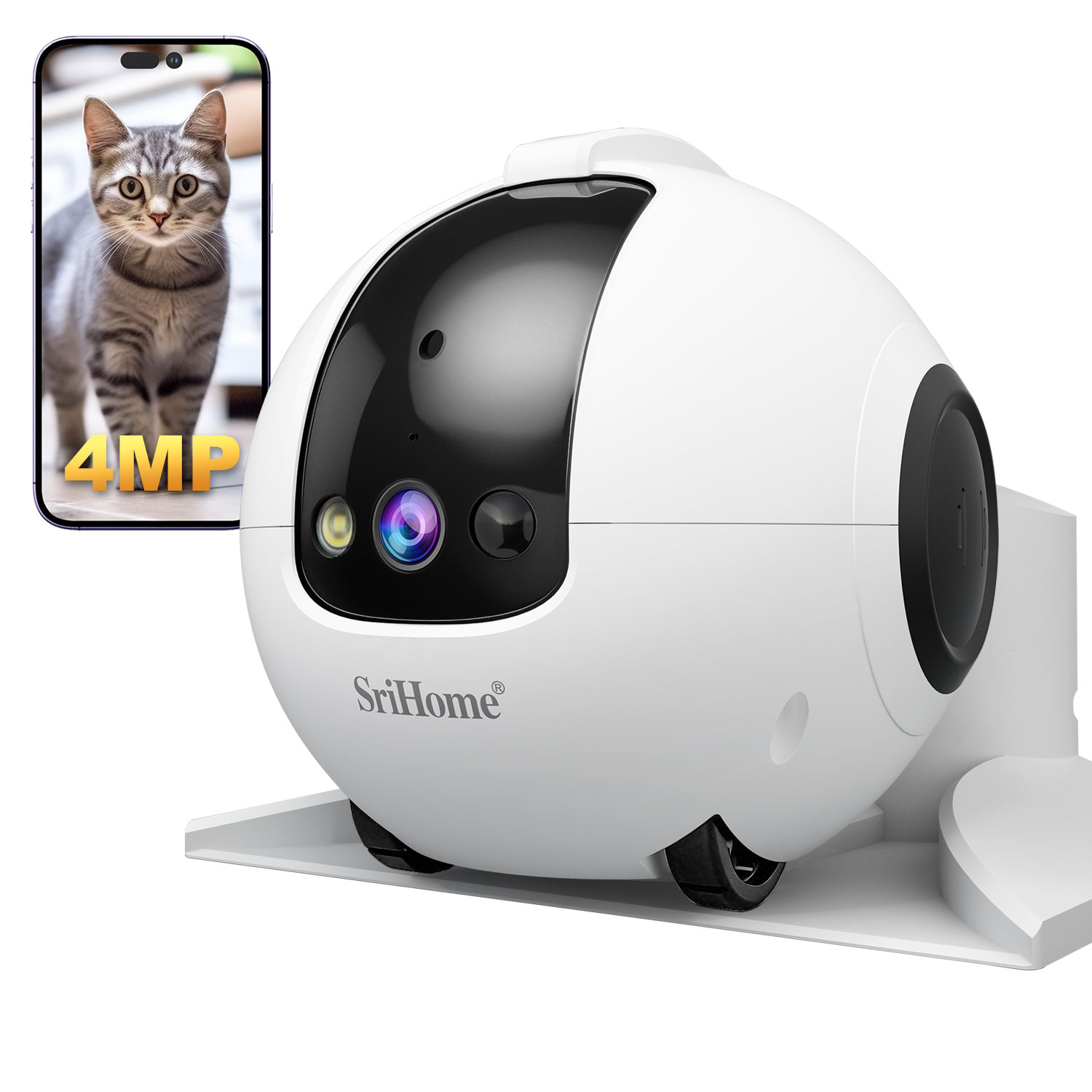 4MP Srihome APP Mobile Guard R - đánh giá và giá Home Security Robot